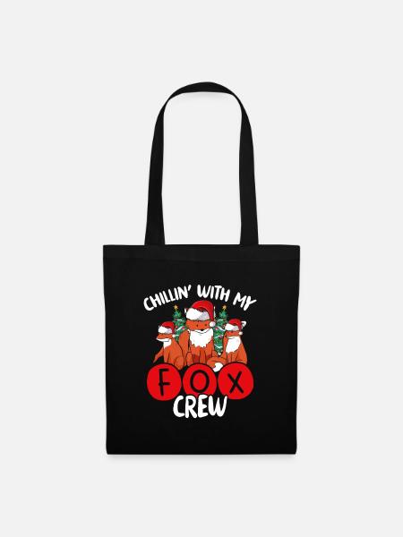 Chillin Mit Meiner Fuchs crew - Stoffbeutel - Schwarz