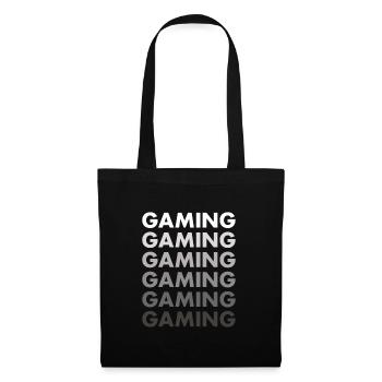 Gamer Gaming - Stoffbeutel - Schwarz - Vorne