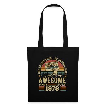 1978 July | Born in July 1978 | July 1978 - Tote Bag - black - Front
