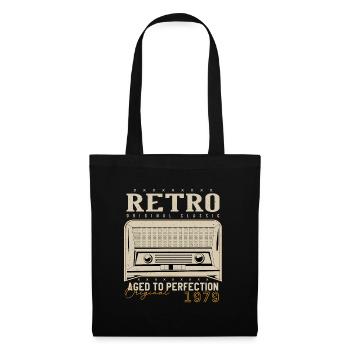 Retro 1979 Birthday Gift 1979 Vintage 1979 - Tote Bag - black - Front