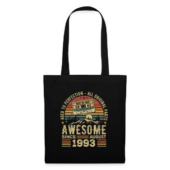 Né en Août 1993 Cadeau Anniversaire Août 1993 Août - Sac en tissu - noir - Devant