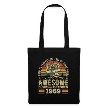 October 1969 Birthday Gift October 1969 - Tote Bag - black - Front
