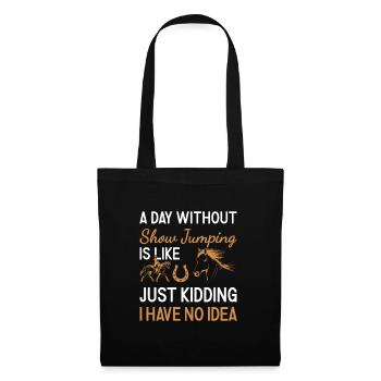 Jumper Une journée sans saut d’obstacles - Sac en tissu - noir - Devant