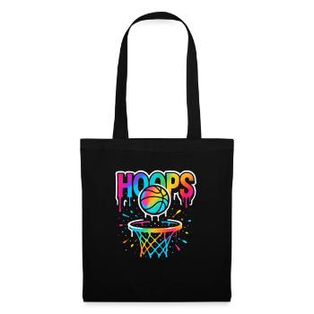 Hoops Basketball Sports Idée Cadeau BBall - Sac en tissu - noir - Devant