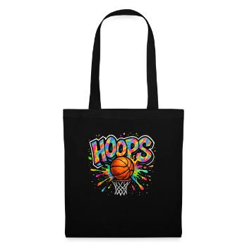 Hoops Basketball Sports Idée Cadeau BBall - Sac en tissu - noir - Devant