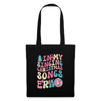 Noël de Weihnachten à l’époque des chansons de Noël chantantes - Sac en tissu - noir - Devant