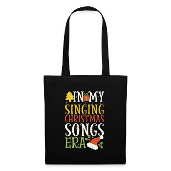 Noël de Weihnachten à l’époque des chansons de Noël chantantes - Sac en tissu - noir - Devant