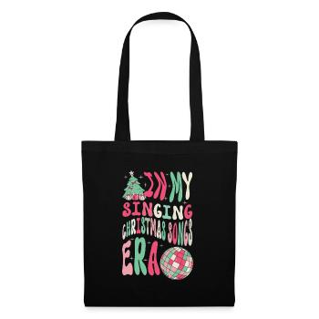 Noël de Weihnachten à l’époque des chansons de Noël chantantes - Sac en tissu - noir - Devant