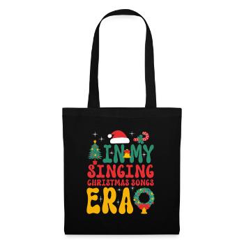 Noël de Weihnachten à l’époque des chansons de Noël chantantes - Sac en tissu - noir - Devant
