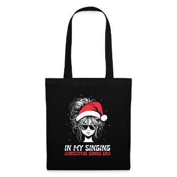 Noël de Weihnachten à l’époque des chansons de Noël chantantes - Sac en tissu - noir - Devant