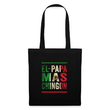 Père vintage mexicain qui dit design - Sac en tissu - noir - Devant