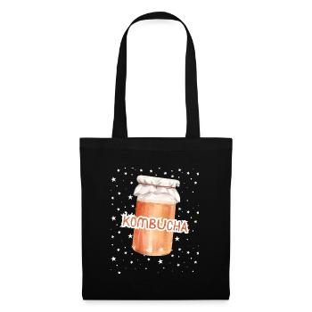 KOMBUCHA JAR Fermented Tea Bottle - Tote Bag - black - Front