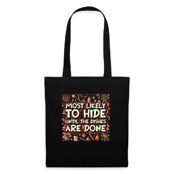 Christmas Xmas Funny Saying Humor Funny - Tote Bag - black - Front