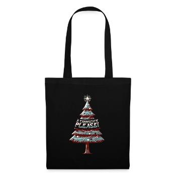 Weihnachten Lustiger Spruch Ä Tännsch'n Please - Stoffbeutel - Schwarz - Vorne
