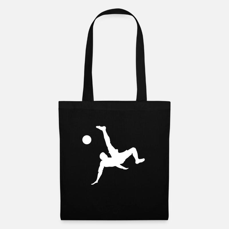 overhead kick - Tote Bag - black