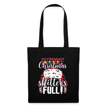 Joyeux Noël Shitter’s Full - Sac en tissu - noir - Devant