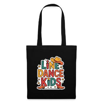 Line Dance Kids Kids Dancing Line Dance - Tote Bag - black - Front