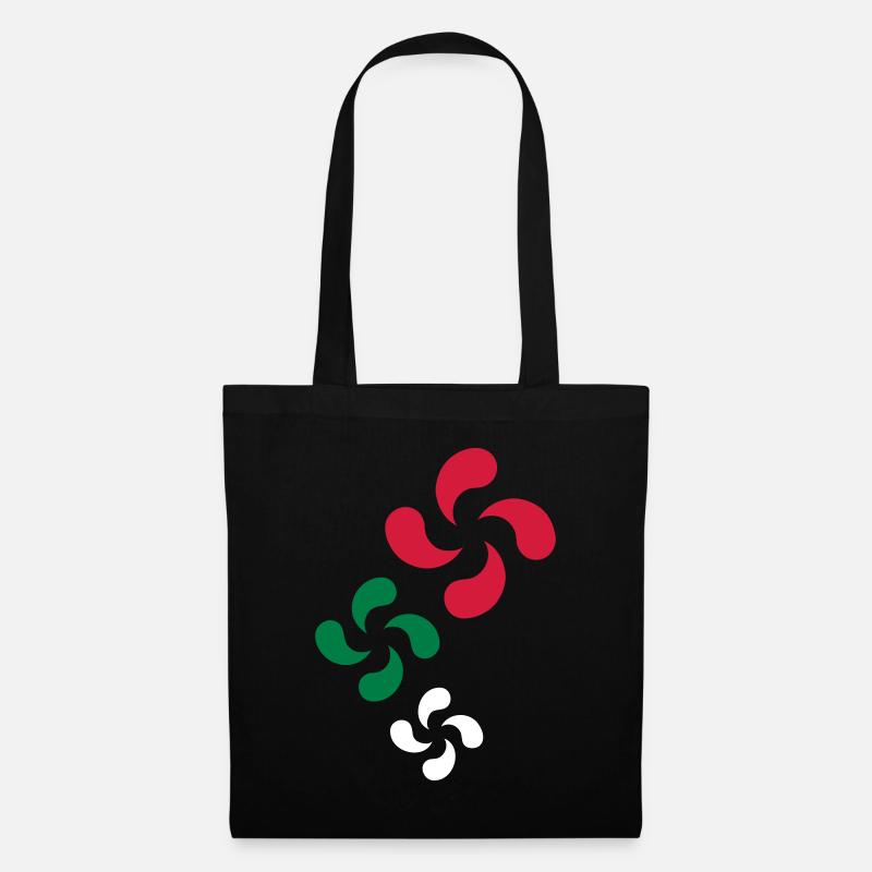 croix basques - Sac en tissu - noir