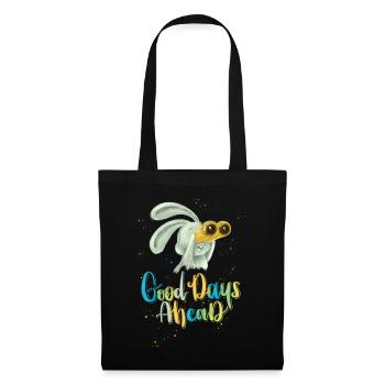 Bons jours à venir! - Sac en tissu - noir - Devant