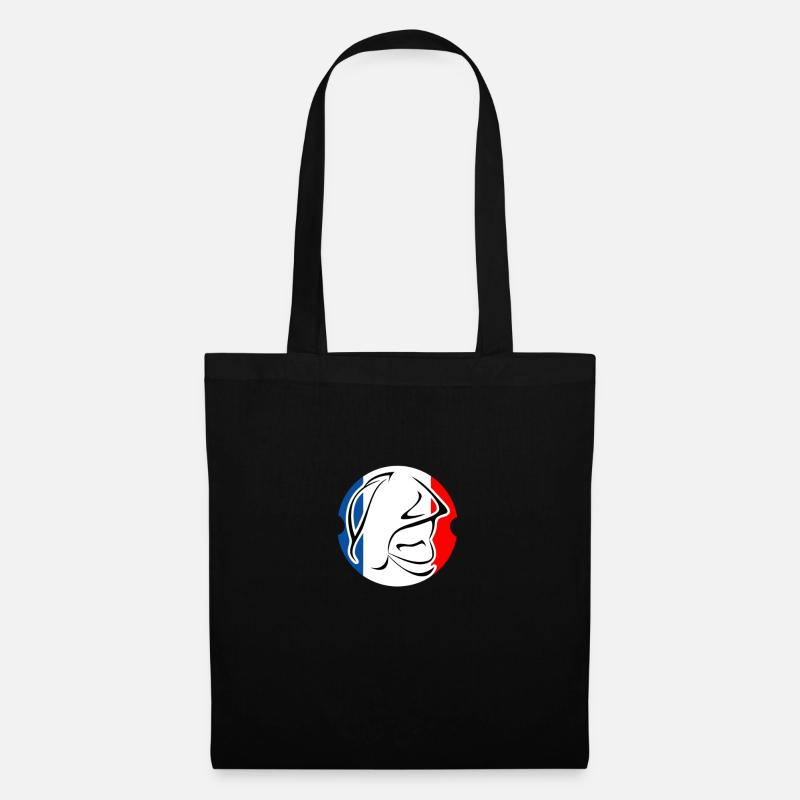 pompier logo - Sac en tissu - noir
