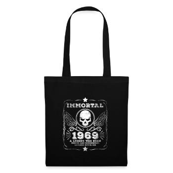 50th Birthday Gift Born 1969 Shirt - Tote Bag - black - Front