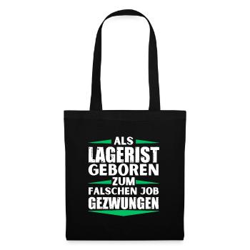 Warehouse clerk ended up in the wrong job - Tote Bag - black - Front