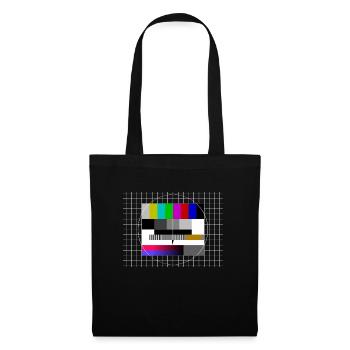 Testbild - Stoffbeutel - Schwarz - Vorne