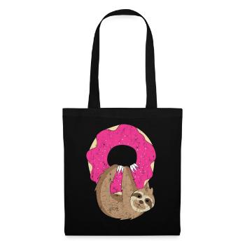 Donoth paresseux se détendre - Sac en tissu - noir - Devant