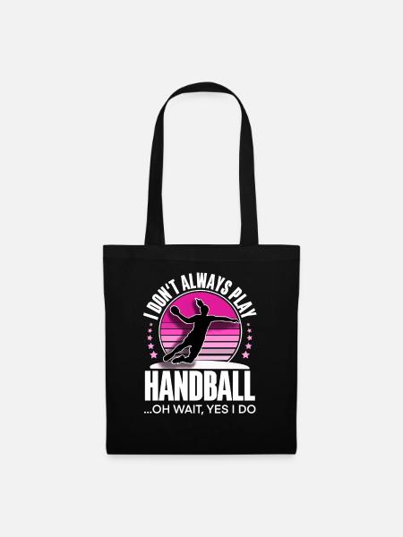 Jugador de balonmano - Bolsa de tela - negro