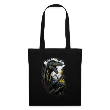 Velociraptor - Tote Bag - black - Front