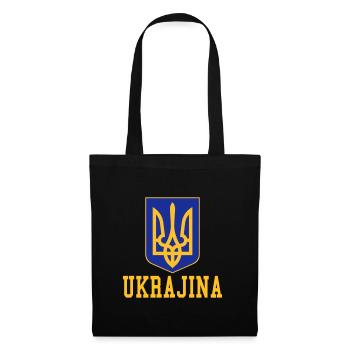 Ukraine - Stoffbeutel - Schwarz - Vorne