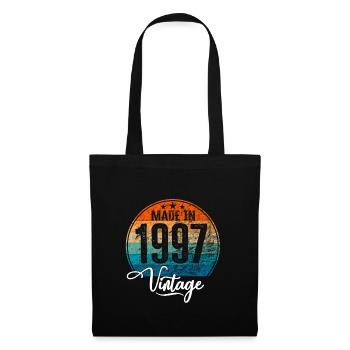 Vintage Made in 1997 Year of birth 1997 Birthday - Tote Bag - black - Front