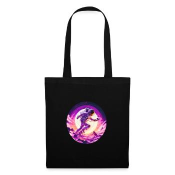 Beautiful Astronaut Sunset Design - Tote Bag - black - Front