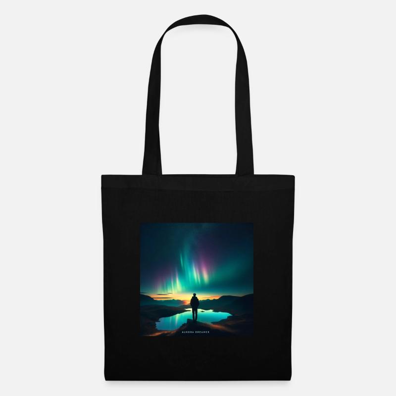 Aurora-Träumer - Stoffbeutel - Schwarz