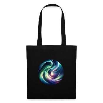 Aurore boréale - Sac en tissu - noir - Devant