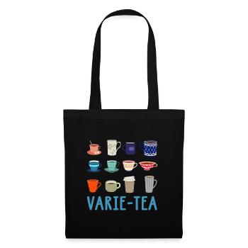 Varie-Tea Graphic Tea Drinker Cup Of Tea Brewing T - Stoffbeutel - Schwarz - Vorne