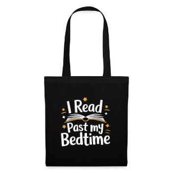 Bücher Buch lesen Bücherei Bibliothek Bücherwurm - Stoffbeutel - Schwarz - Vorne