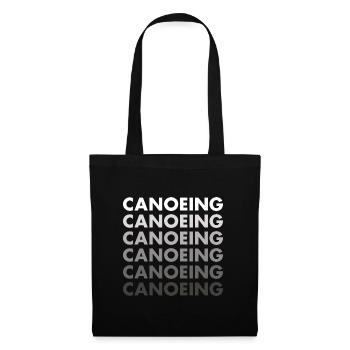 Canoeist Canoeing - Tote Bag - black - Front