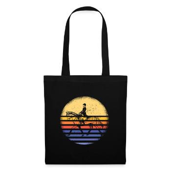 Rider Retro Sunset Cross Country - Tote Bag - black - Front