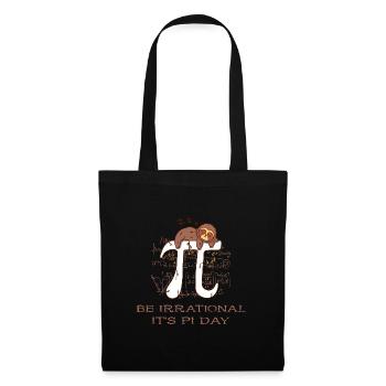 Math Be Irrational C’est Pi Day Sloth Pi - Sac en tissu - noir - Devant