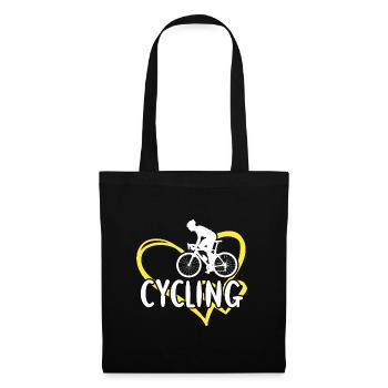 Sport Heart Cycling - Tote Bag - black - Front