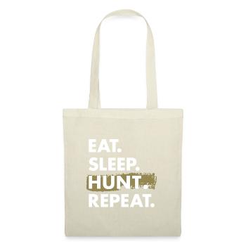 Chasseur Manger Sommeil Chasse - Sac en tissu - nature - Devant