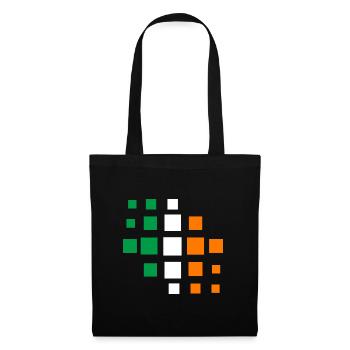 Ireland Flag Vintage Irish Flag Dublin - Tote Bag - black - Front