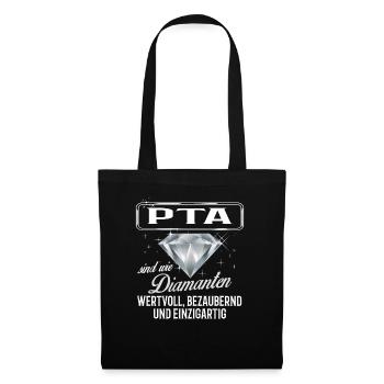 PTA - DM - Stoffbeutel - Schwarz - Vorne