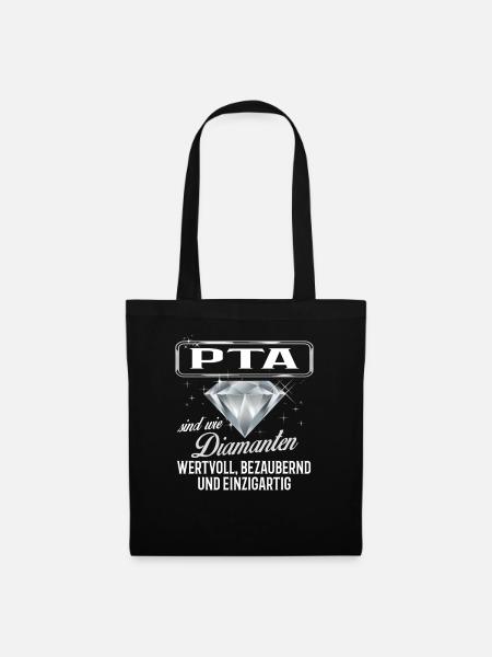 PTA - DM - Stoffbeutel - Schwarz