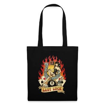 LADY LUCK TATTOO - Tote Bag - black - Front
