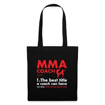 Sport Coach Definition MMA - Stoffbeutel - Schwarz - Vorne