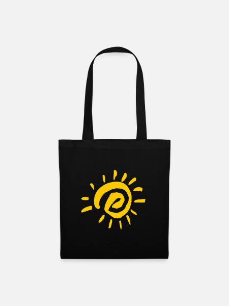 Die Sonne the Sun - Stoffbeutel - Schwarz