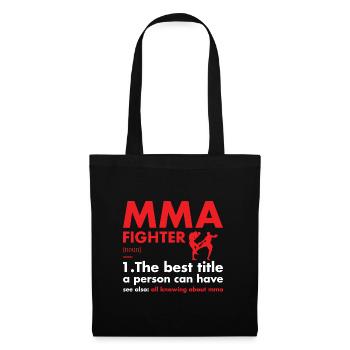 Sport Fighter Definition MMA - Stoffbeutel - Schwarz - Vorne