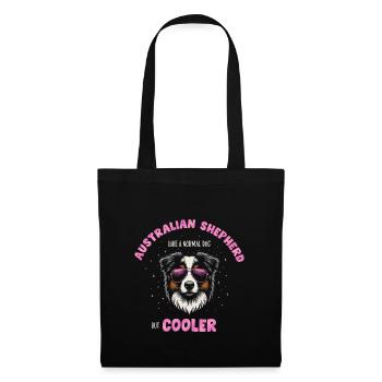 Aussie - like a normal dog but cooler pink - Tote Bag - black - Front